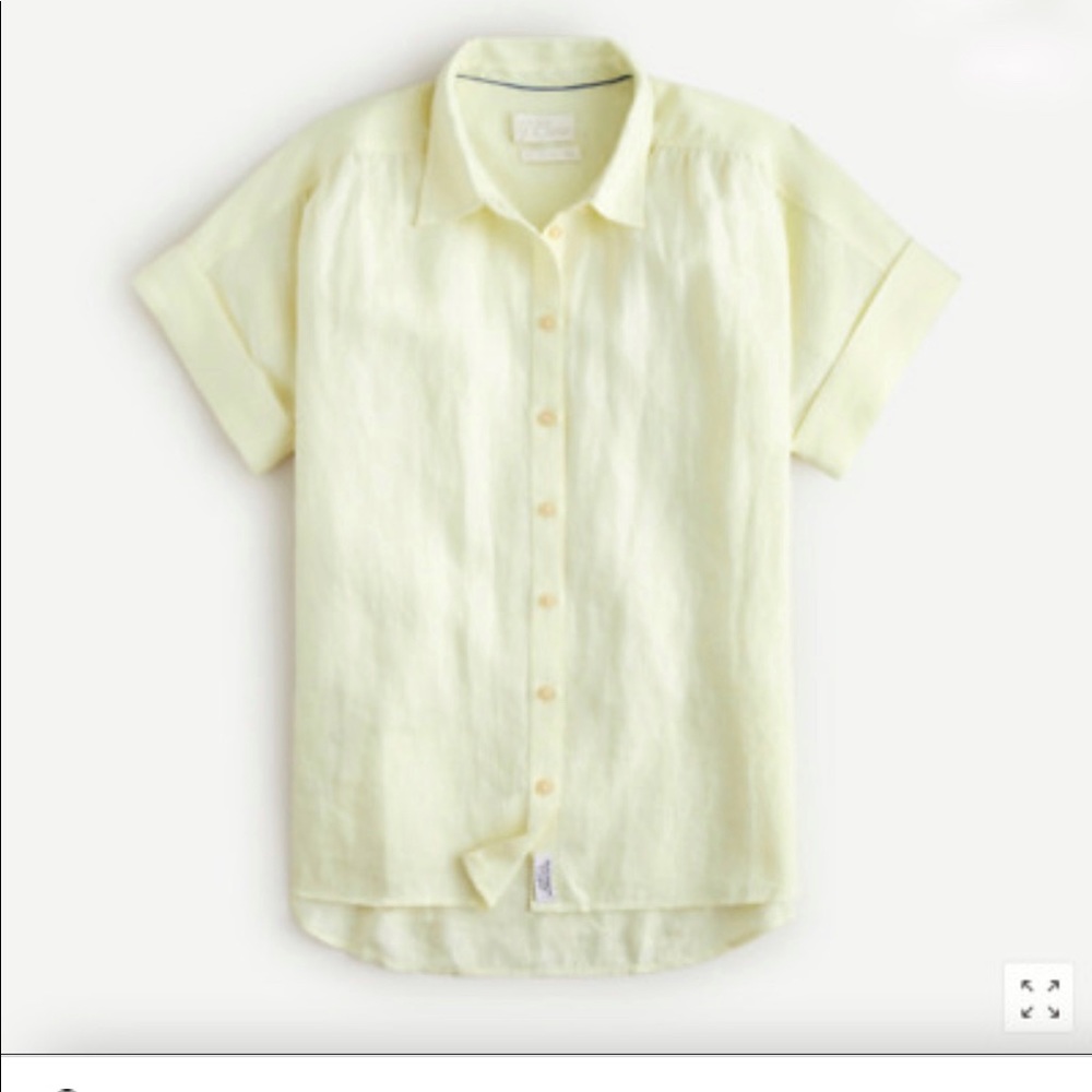 J Crew linen shirt